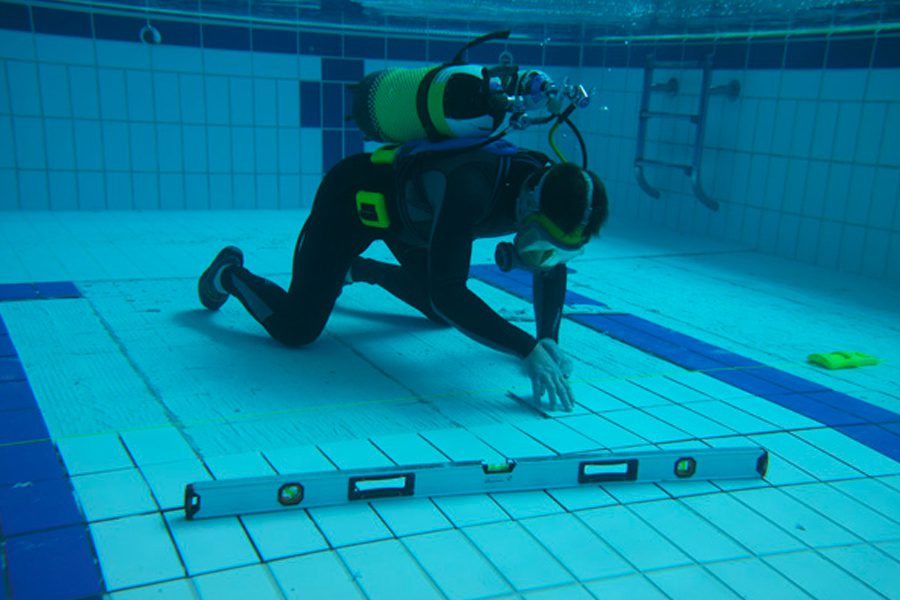underwater tile repair